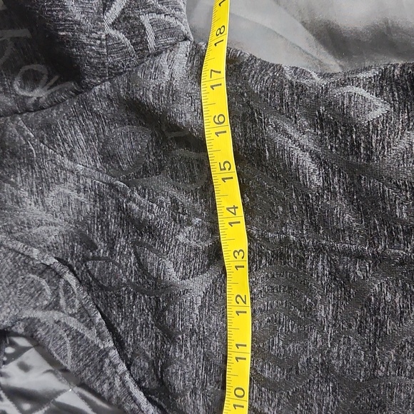 Y2K black velvet Brocade whismigoth Vampire Notch Lapel long length coat - Picture 11 of 13